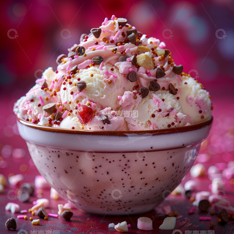 高清大图下载【趣麦麦图】冰淇淋甜点美食