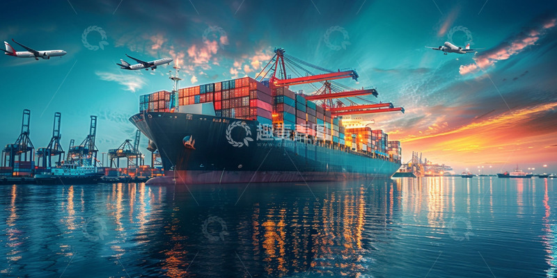 高清大图下载【趣麦麦图】卡通轮船运输