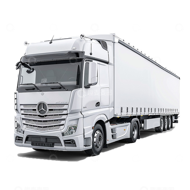 高清大图下载【趣麦麦图】白色运输车辆