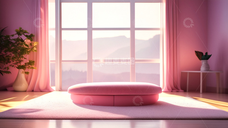 高清大图下载【趣麦麦图】粉色空间粉色温馨小屋