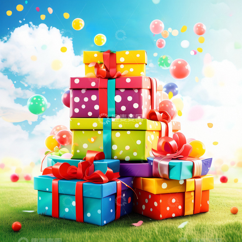 高清大图下载【趣麦麦图】六一儿童节背景