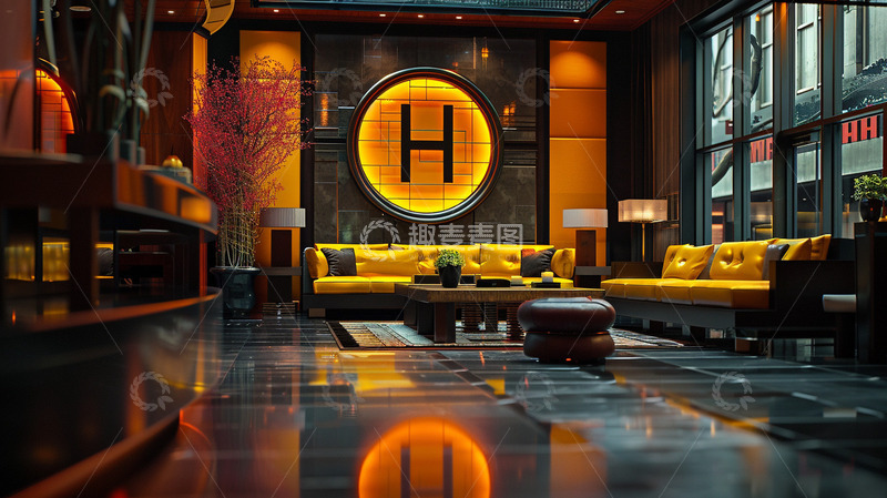 高清大图下载【趣麦麦图】酒店大厅效果图