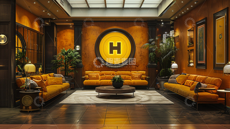 高清大图下载【趣麦麦图】酒店大厅设计效果图宣传册