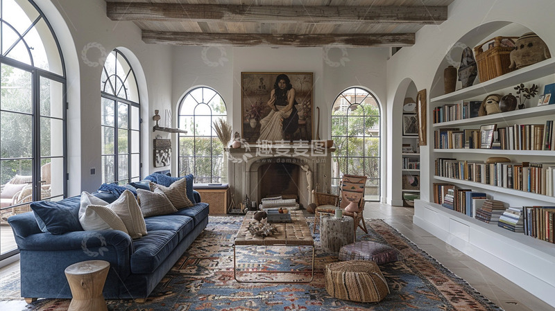 高清大图下载【趣麦麦图】图书馆设计效果图