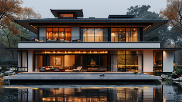 房地产行业宣传册背景