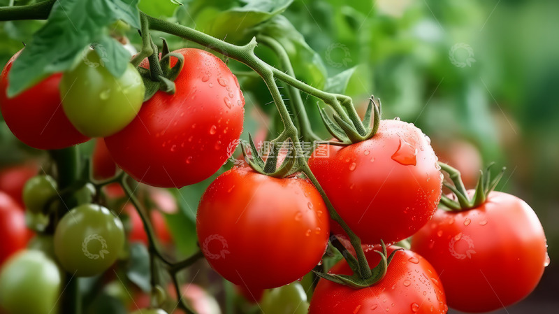 高清大图下载【趣麦麦图】新鲜红色番茄