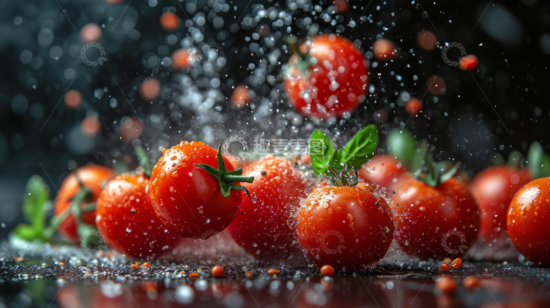 高清大图下载【趣麦麦图】新鲜番茄蔬菜