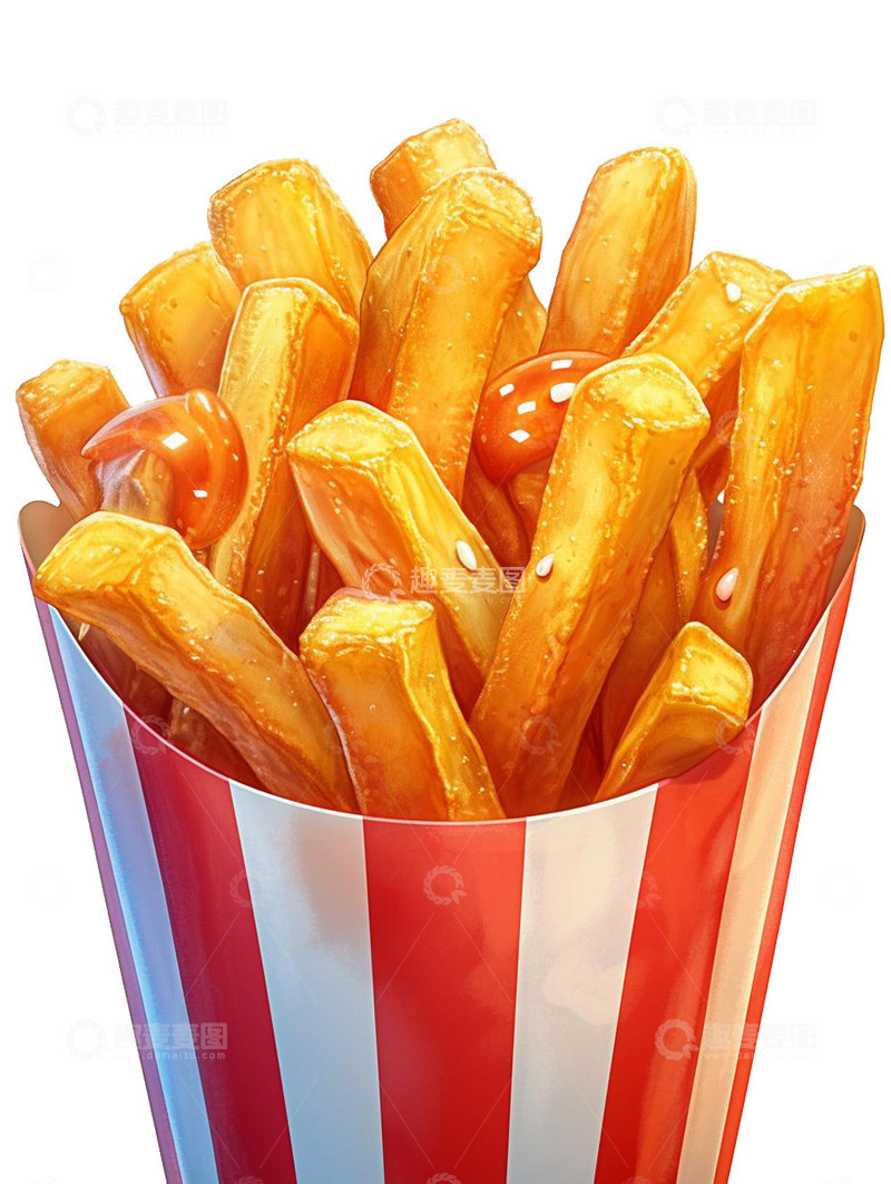 高清大图下载【趣麦麦图】美味薯条小吃