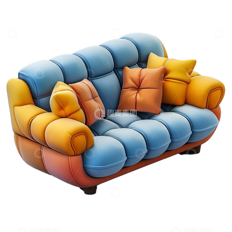 高清大图下载【趣麦麦图】3D沙发模型