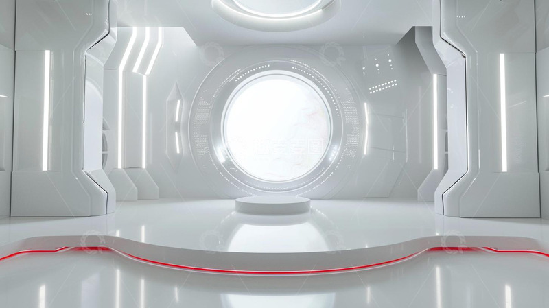 高清大图下载【趣麦麦图】科幻科技感空间