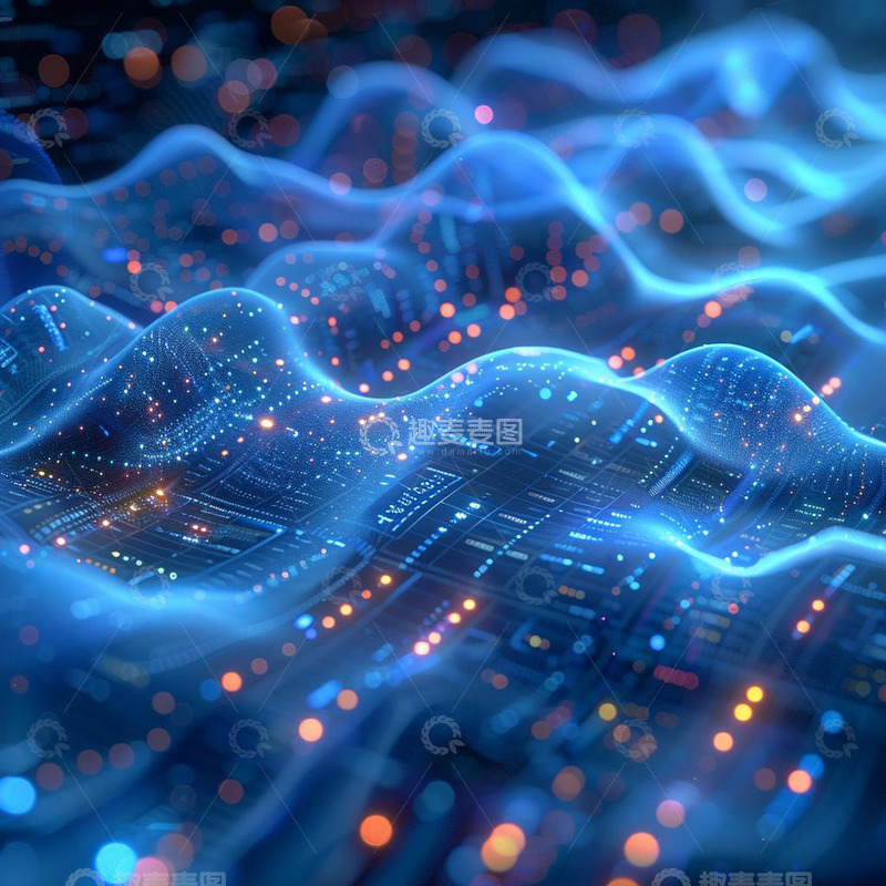 高清大图下载【趣麦麦图】视觉数据屏幕