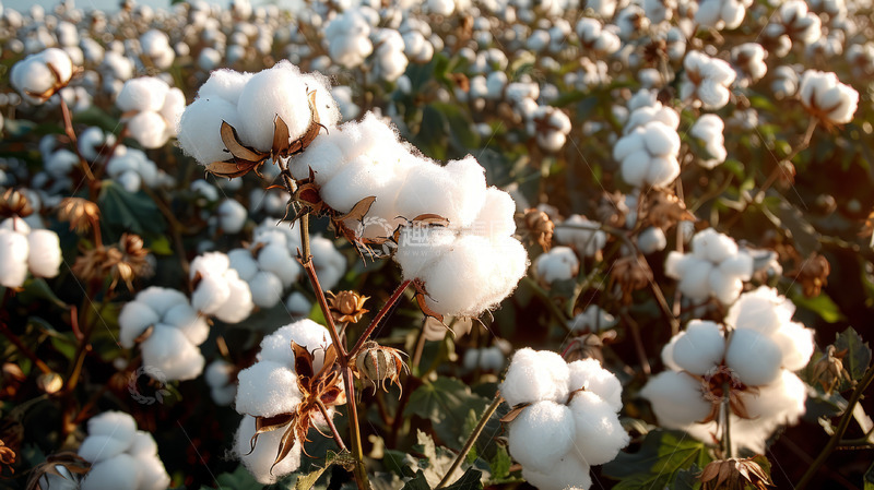 高清大图下载【趣麦麦图】白色棉花特写