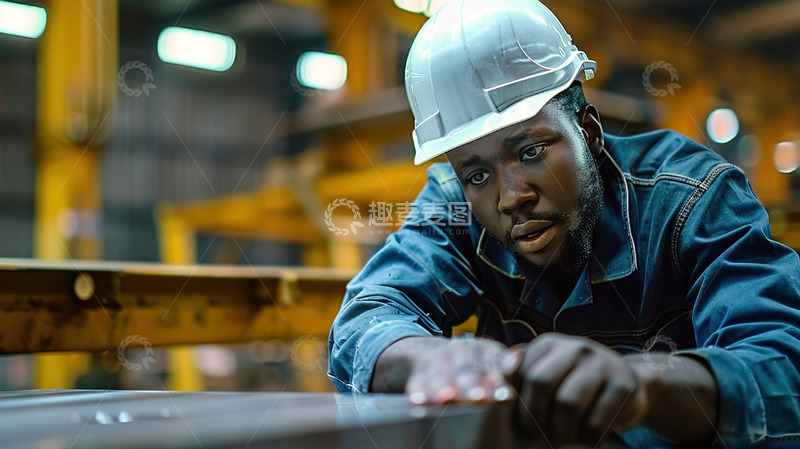 高清大图下载【趣麦麦图】工厂技术人员现场检测检测劳动工作人物
