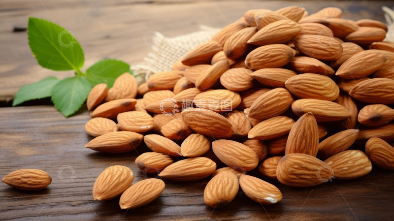 高清大图下载【趣麦麦图】美味杏仁坚果