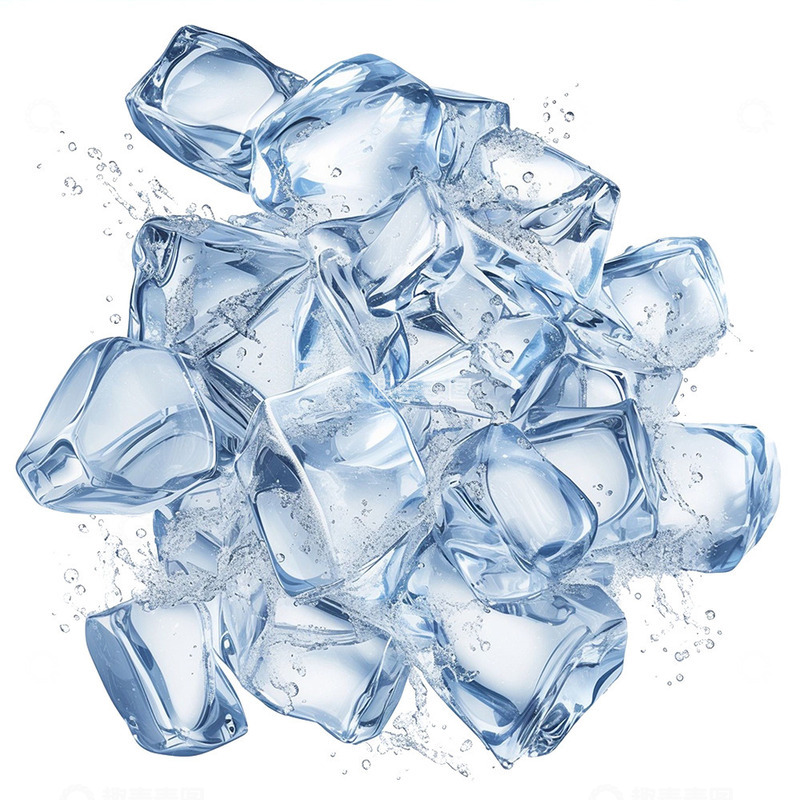 高清大图下载【趣麦麦图】夏日清凉冰块