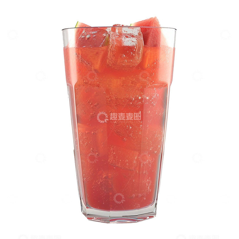 高清大图下载【趣麦麦图】夏日清凉鲜榨西瓜汁
