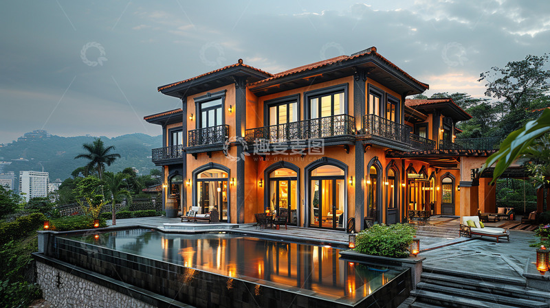 高清大图下载【趣麦麦图】别墅设计建筑设计