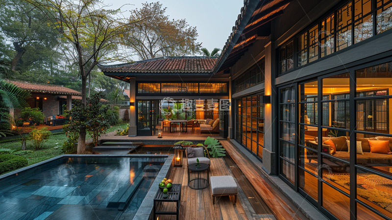 高清大图下载【趣麦麦图】别墅旅游度假生活