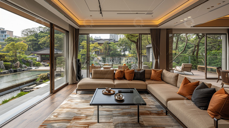 高清大图下载【趣麦麦图】客厅设计效果图