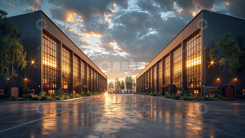 高清大图下载【趣麦麦图】步行街商场设计