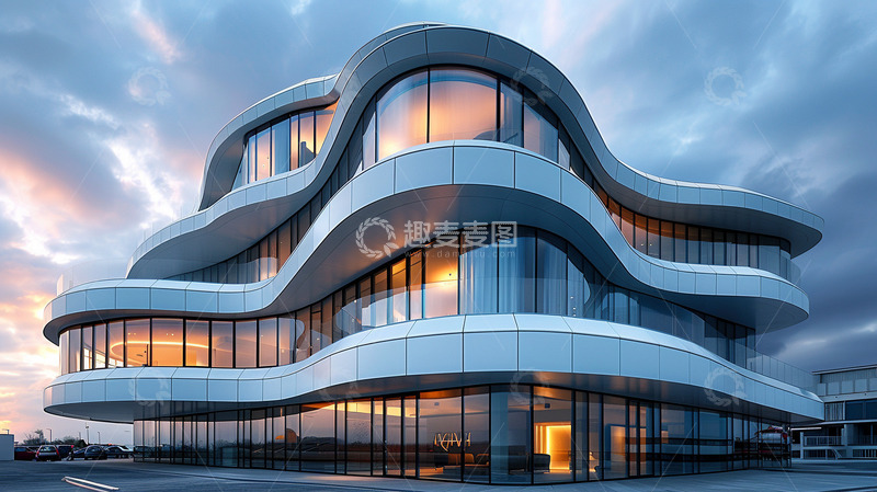 高清大图下载【趣麦麦图】建筑艺术商场设计效果图