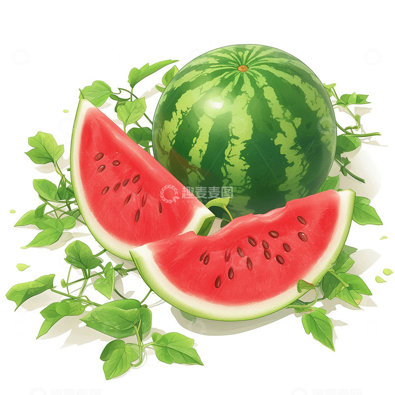高清大图下载【趣麦麦图】立夏清凉西瓜