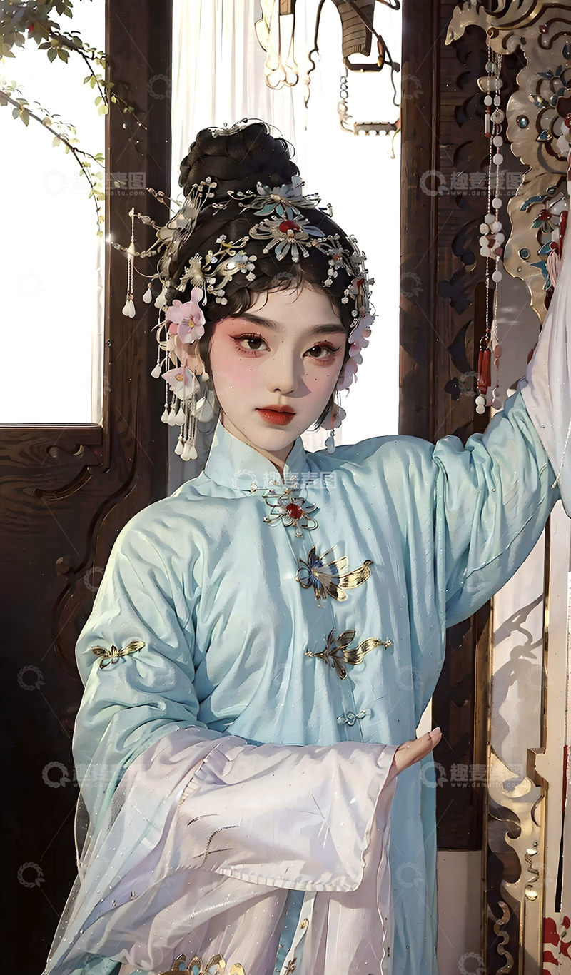 高清大图下载【趣麦麦图】国粹戏曲人物