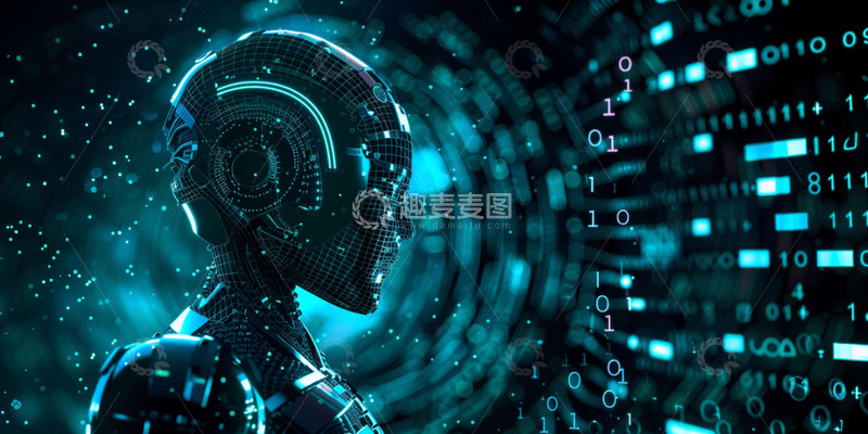 高清大图下载【趣麦麦图】科技感机器人