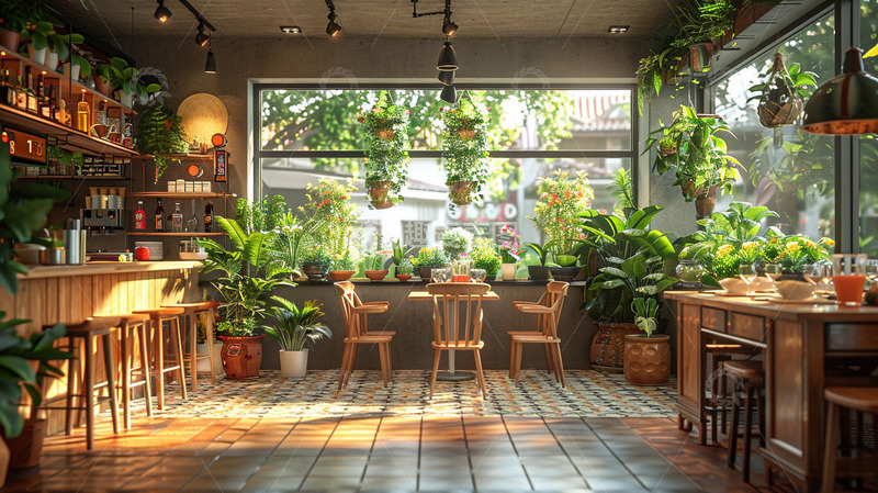 高清大图下载【趣麦麦图】厨房酒吧室内设计