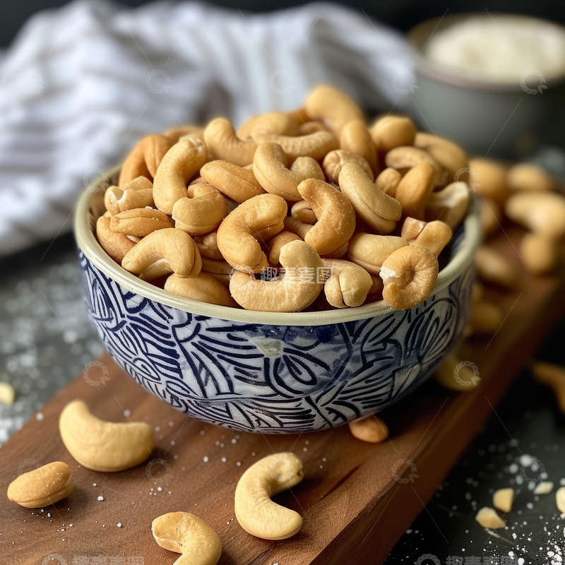 高清大图下载【趣麦麦图】腰果仁零食摄影