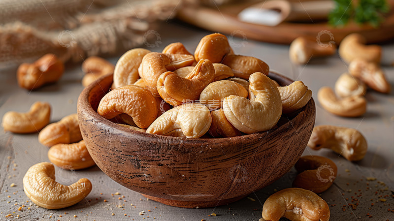 高清大图下载【趣麦麦图】一盘腰果素材图