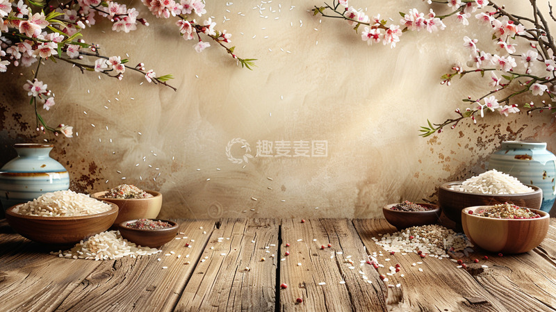 高清大图下载【趣麦麦图】大米杂粮食品摄影图