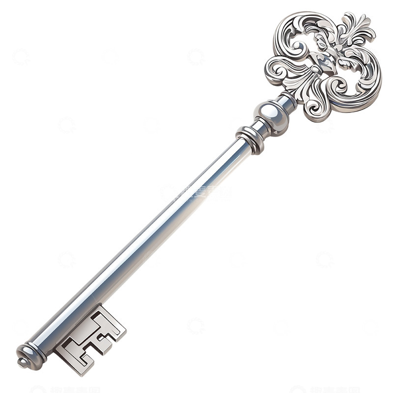 高清大图下载【趣麦麦图】银色金属钥匙