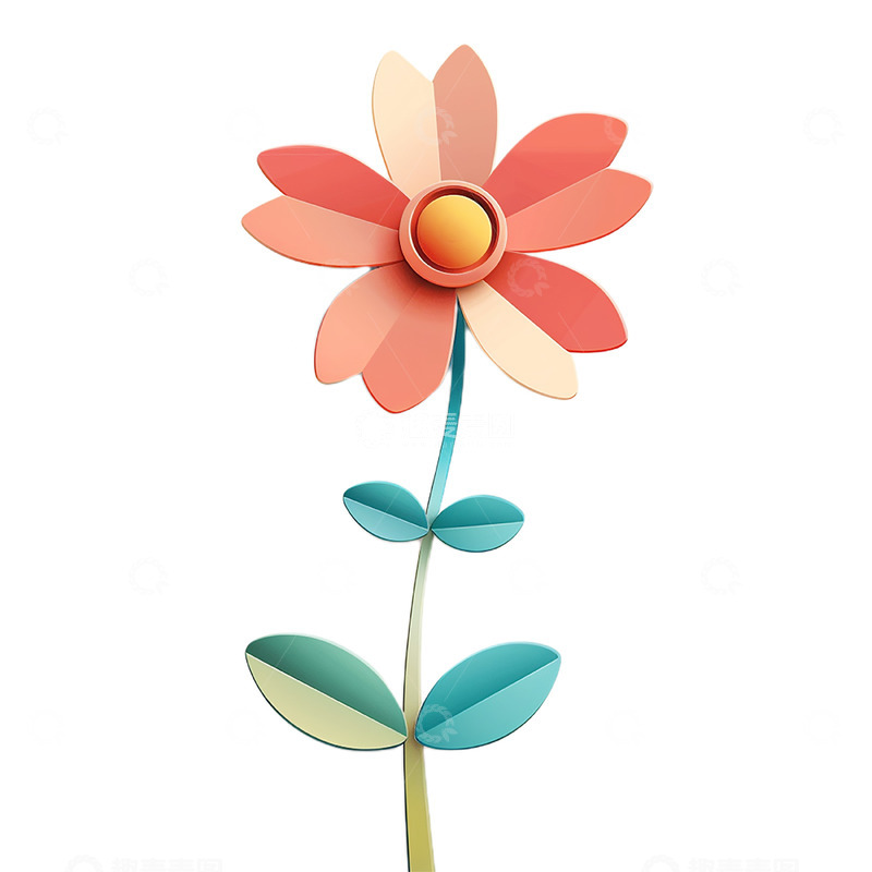 高清大图下载【趣麦麦图】3d立体花朵