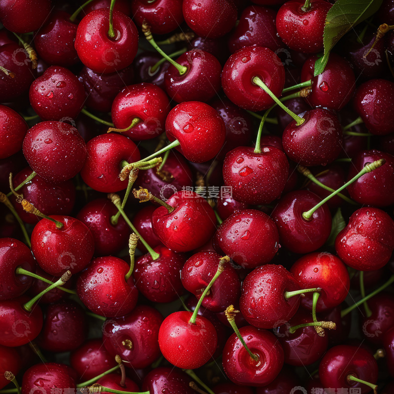 高清大图下载【趣麦麦图】红色诱人车厘子