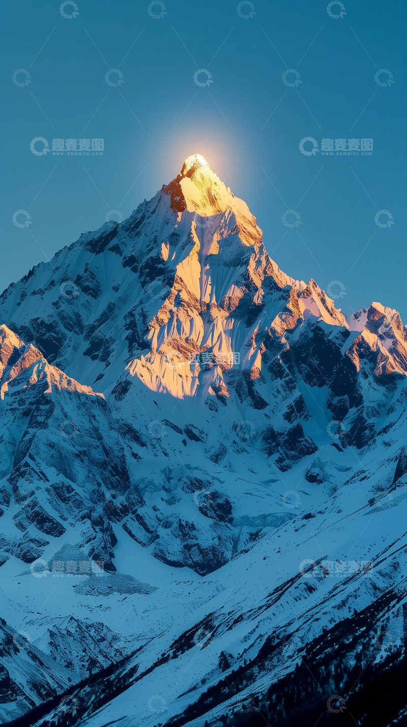 高清大图下载【趣麦麦图】阳光日出山峰公路背景