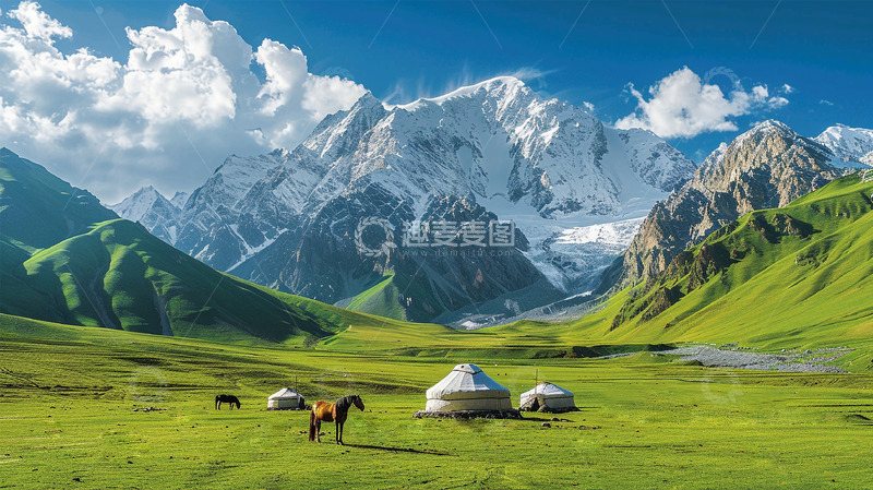 高清大图下载【趣麦麦图】草原风光草原风情