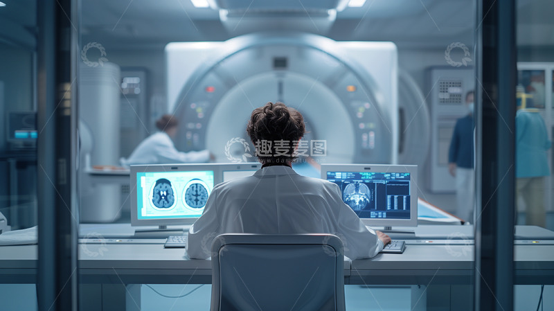 高清大图下载【趣麦麦图】医院医生检查场景