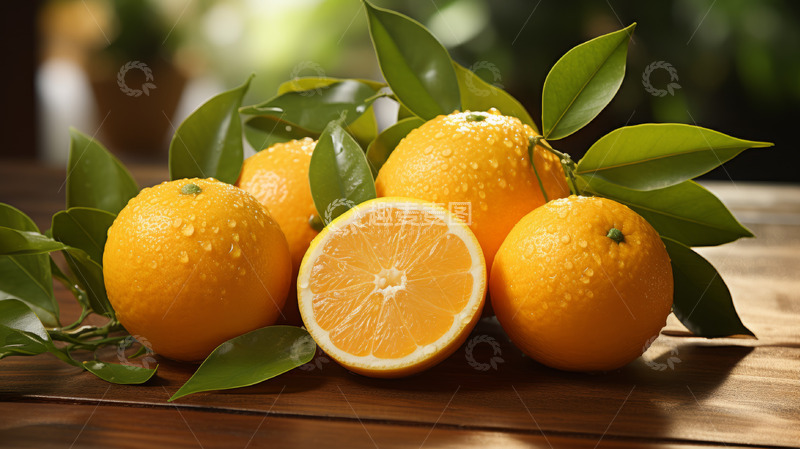高清大图下载【趣麦麦图】新鲜橙子水果摄影