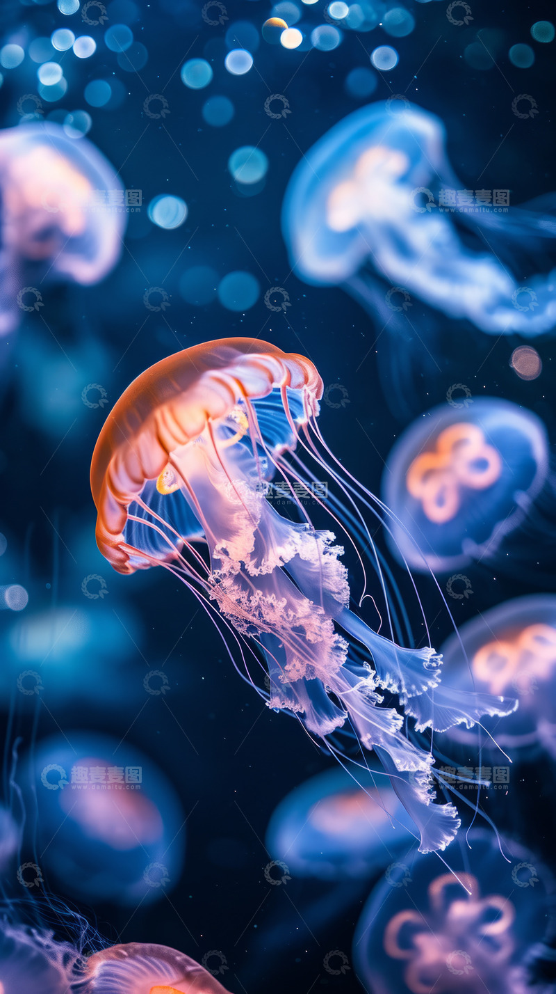 高清大图下载【趣麦麦图】海洋生物水母摄影
