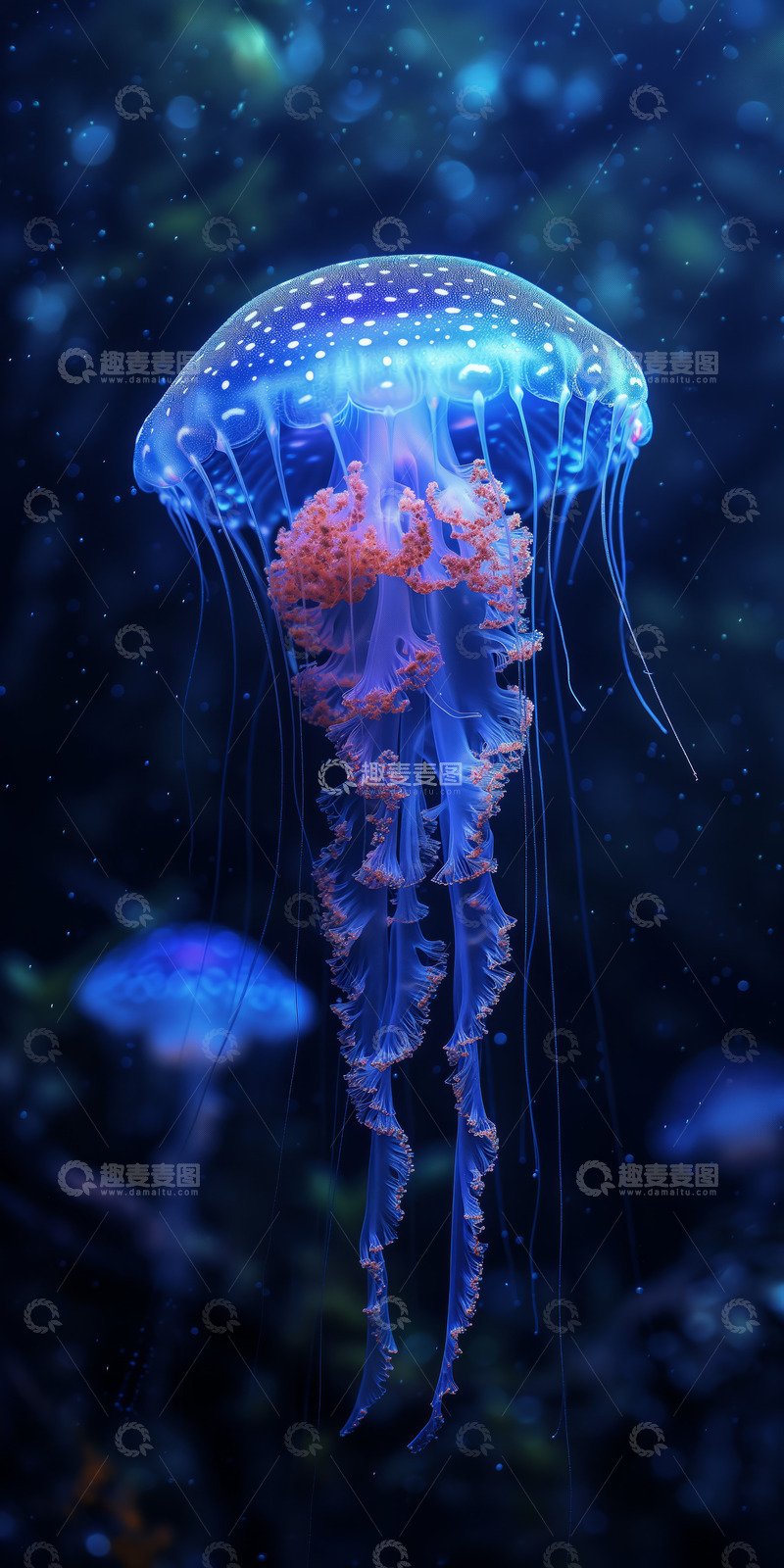 高清大图下载【趣麦麦图】水母海洋生物摄影