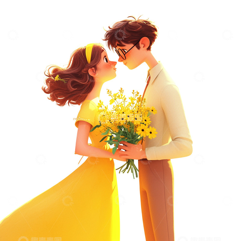 高清大图下载【趣麦麦图】浪漫约会情侣