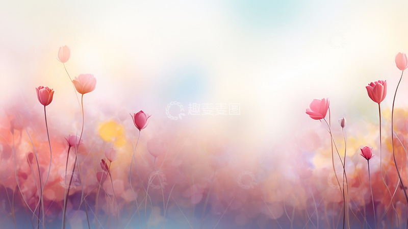 高清大图下载【趣麦麦图】母亲节花朵背景图