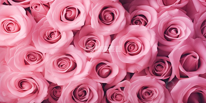 高清大图下载【趣麦麦图】粉色玫瑰花朵背景