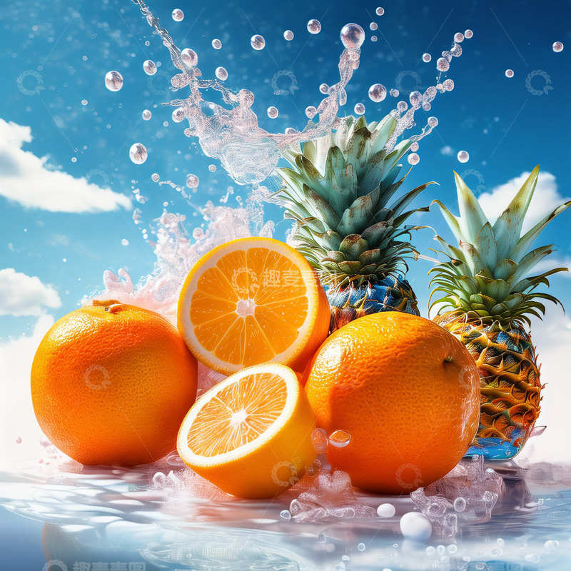 高清大图下载【趣麦麦图】生鲜水果超市水果海报