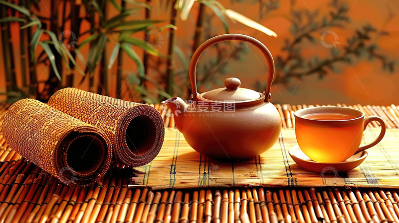 高清大图下载【趣麦麦图】茶壶茶杯茶道传统茶艺茶具