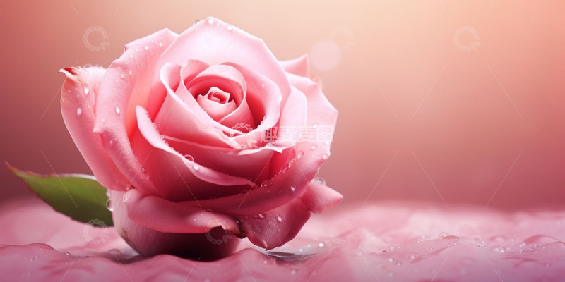 高清大图下载【趣麦麦图】阳光粉色玫瑰