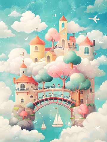 卡通梦幻治愈城堡