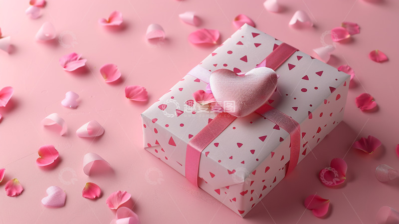 高清大图下载【趣麦麦图】爱心礼盒情人节