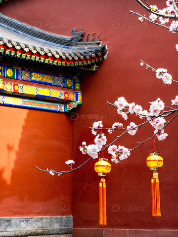 中国风红色喜庆新年背景57